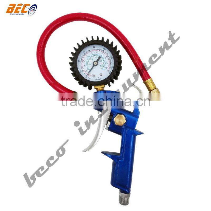 BECO heavy duty economic tire inflator with 50mm pressure gauge