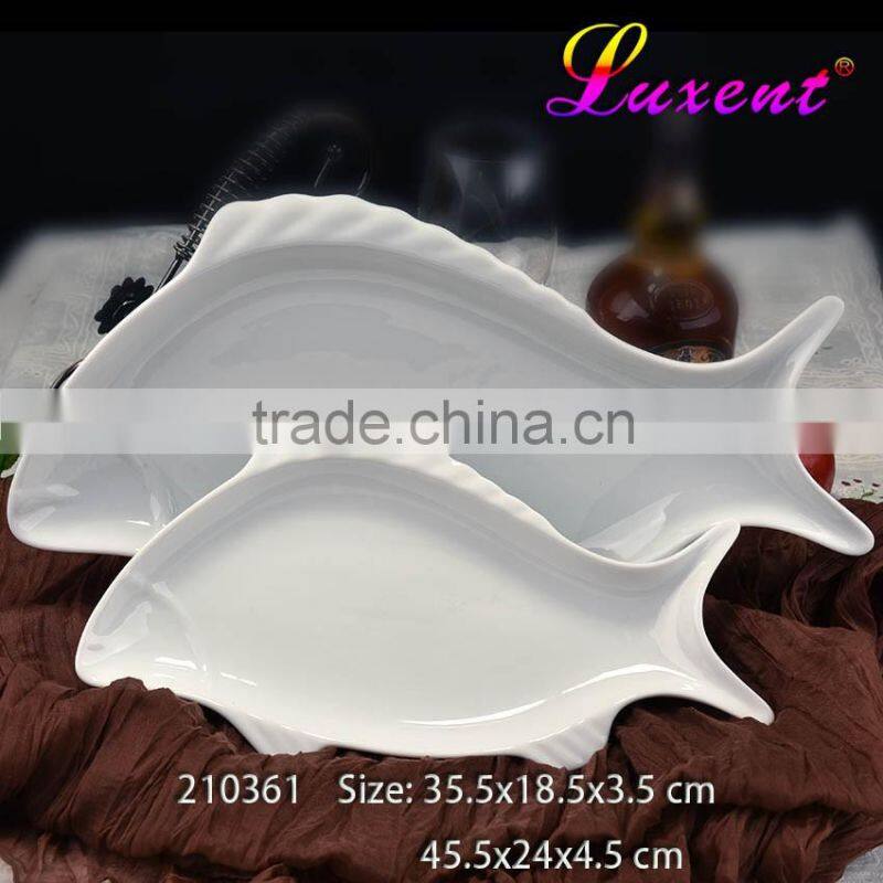 Hotel & home style porcelain tableware,porcelain flsh plate,ceramic deep plate set