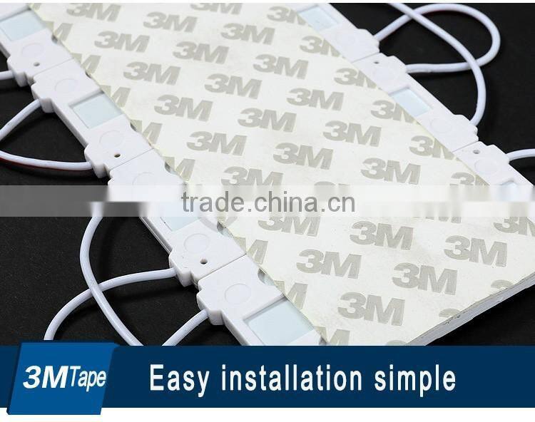 Super brightness led injection module with outdoor waterproof LED 6 Chips SMD 2835 led module AC220V for light box