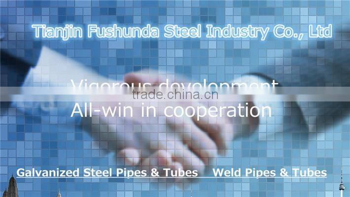 *Hot dipped Galvanized Steel Pipe ERW PIPE
