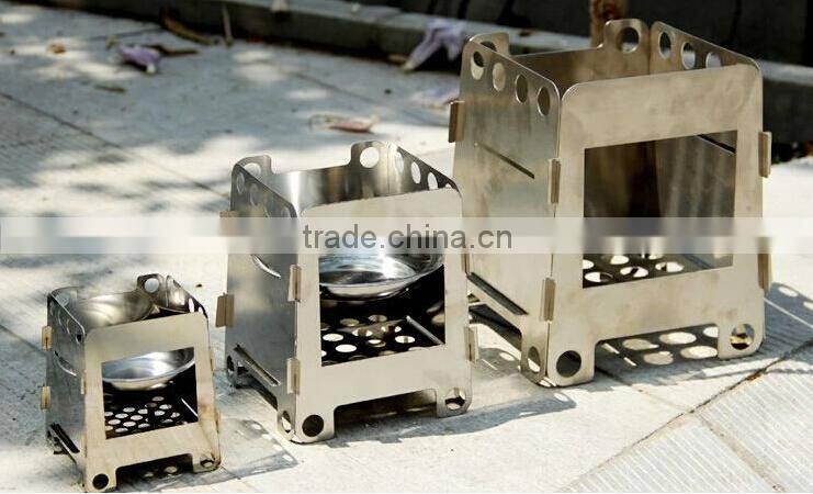 2015 new arrived survival mini Wood Camping Stove for camping