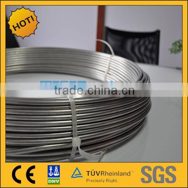 Stainless steel seamless coiled tubing, Bright annealed, super-long