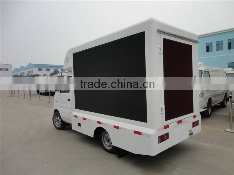 Top quality chang an mini led mobile stage truck for sale