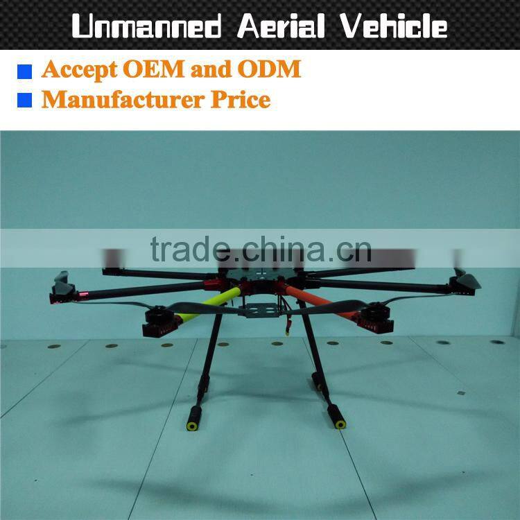 Custom made carbon fiber UAV frame for wholesale ar drone quadcopter plane