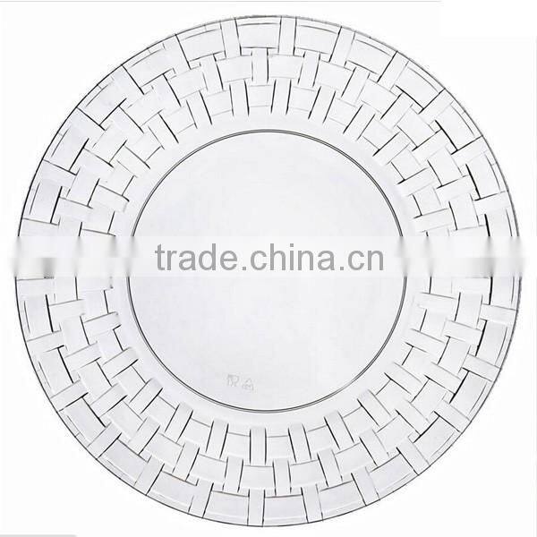 8'' Disposable Hot Dots Silver/Gold Plate