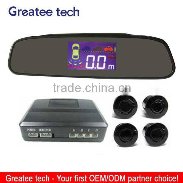 Car Mirror Parking Sensor with LCD Digital Display