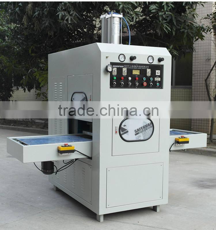 Slide plate PVC PET plastic soft crease gift box fold making machine