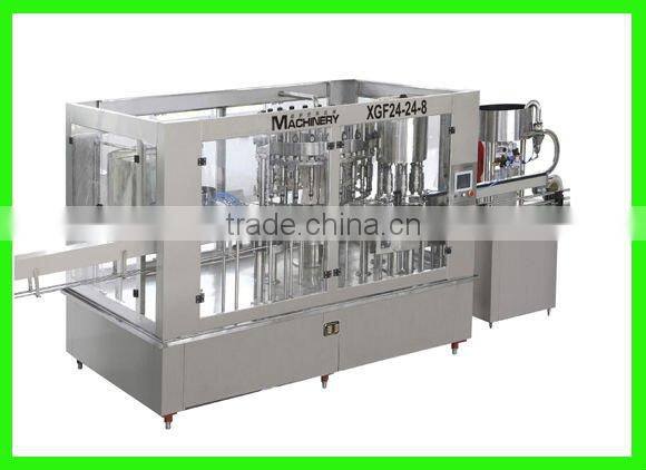 Washing, filling, capping machine