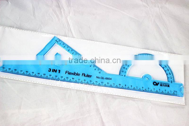 2015 Hot Factory OEM High Quality PVC Ruler school stationery