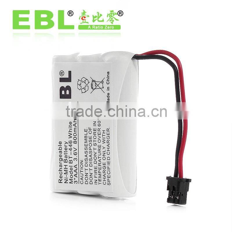 EBL Rechargeable Cordless Phone Batteries for Uniden BT-446 BT446 BP-446 BP446 BT-1005 BT1005 DCT646