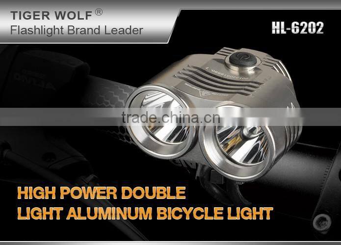 Two heads bicycle light LED bike lamp mountain bicycle light