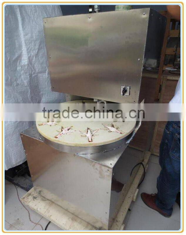 High efficient high quality chicken paw cutting machine