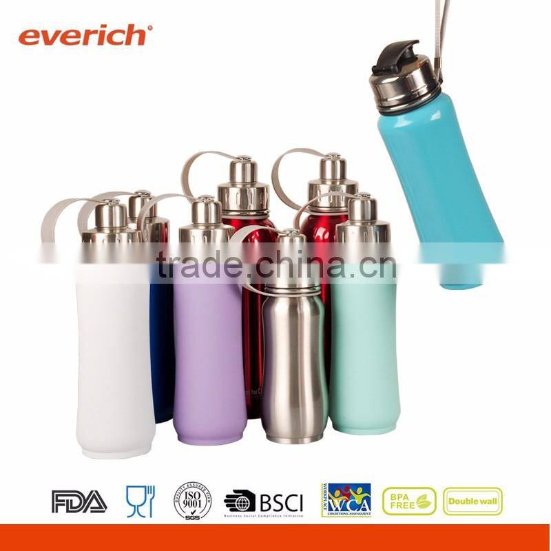 2015 New Design Painting Colorful Flask Stainless Steel