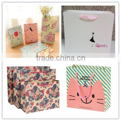 high quality folding paper bag for gift