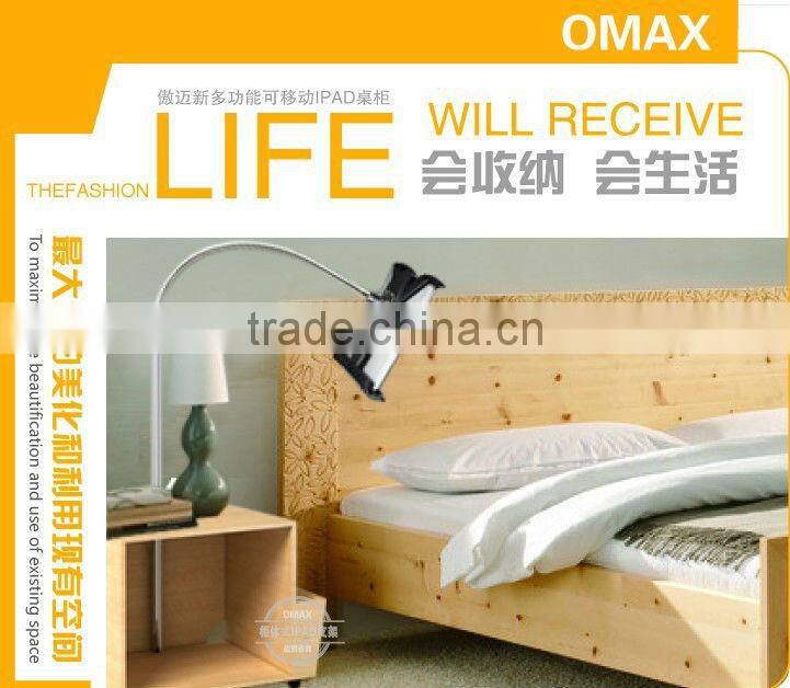 Leaning Bookcase With tablet stand holder home Furniture Wood