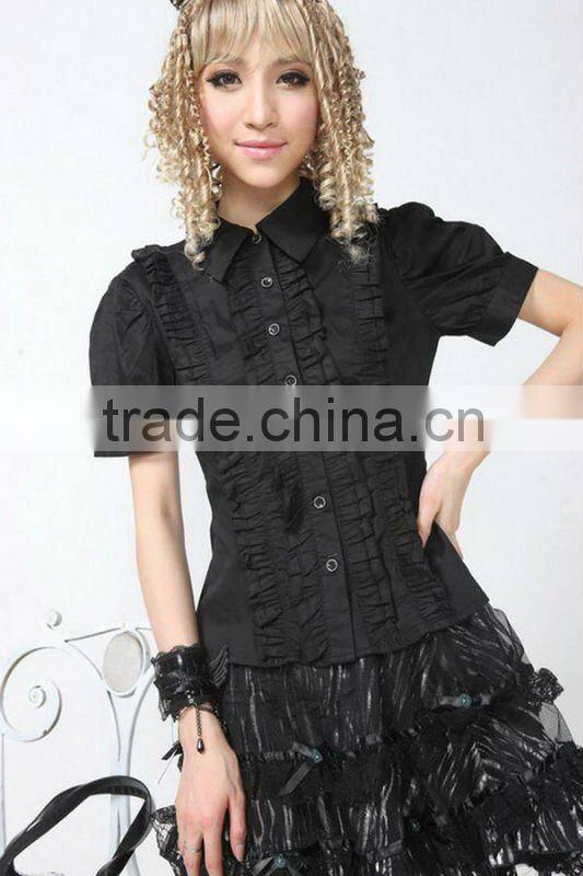 GOTHIC 81091 PUNK Lolita LACE QUEEN SHIRT S-L