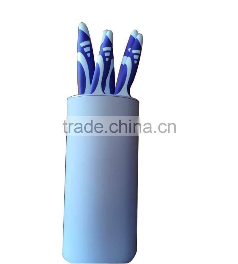 kitchen knife block set for kitchen using