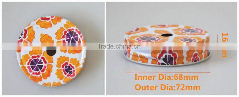 70mm Tinplate Can Caps Canning metal Lids For Sale