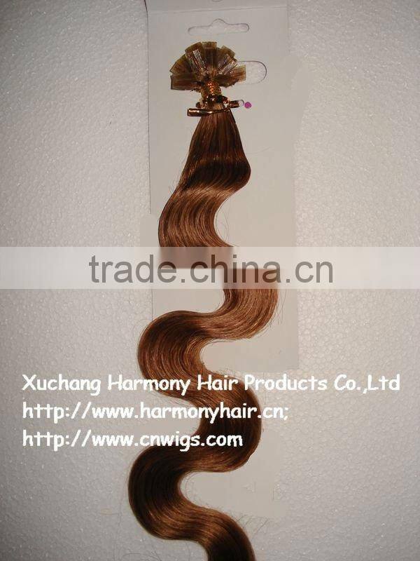 TOP REMY GOOD QUALITY flat tip hair extension
