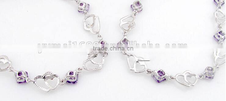 2014 Hot Crystal Friendship Bracelets,Wholesale Sterling Silver Bracelet