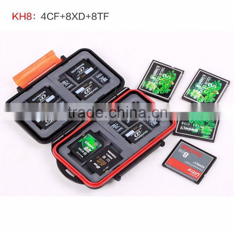 LYNCA KH8-5 Water-Resistant Anti-shock Memory Card Case for 4CF+4TF+6XD+2SD+2MSPD