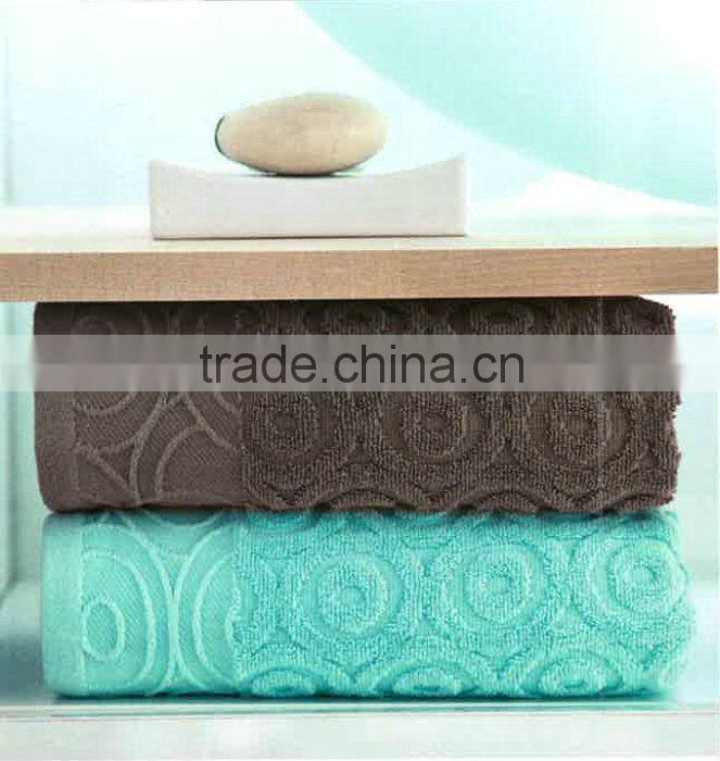 cotton jacquard towel set