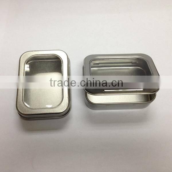 PVC window Package Metal Box, tin box manufacturer