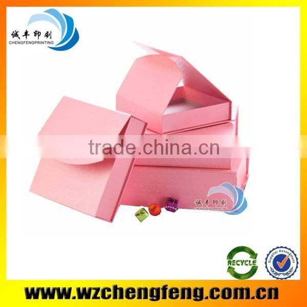 fashion cosmetics paper box with logo printed