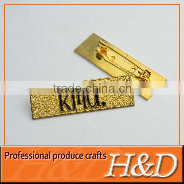 nameplates with pin