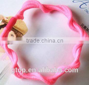 Wholesale rubber elastic hair circle cheap good quality R-0003