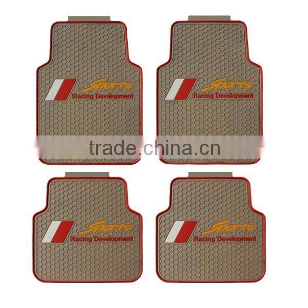 Popular auto parts of latex universal car mat manufacturer