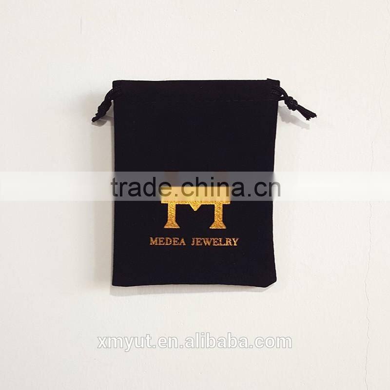 promotional cheap small velvet drawstring bag