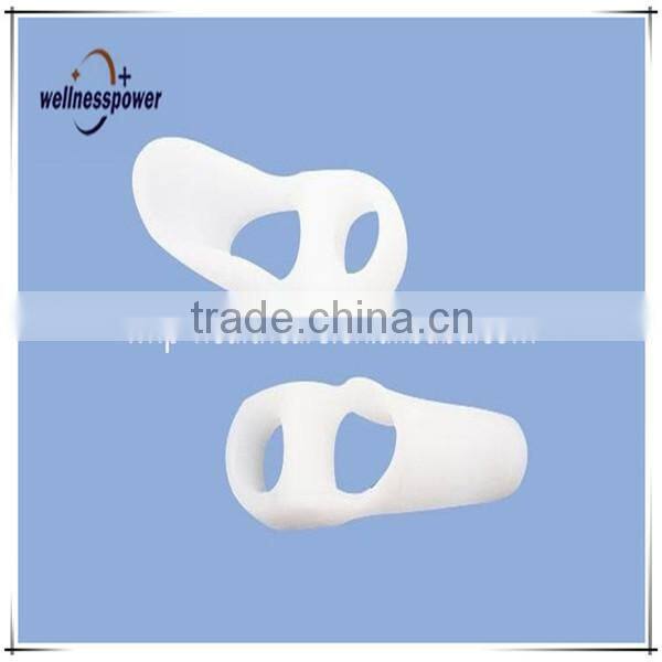 2016 Medical Soft White Silicone Toe Bunion Orthotics Separators Staightener toe protector Foot Protector