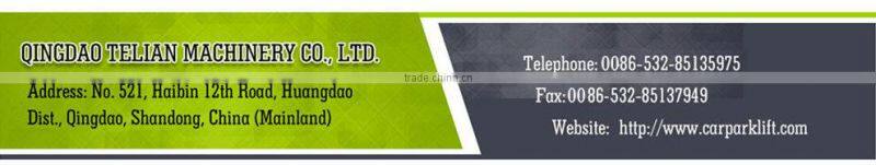 4 columns car parking lift 380v