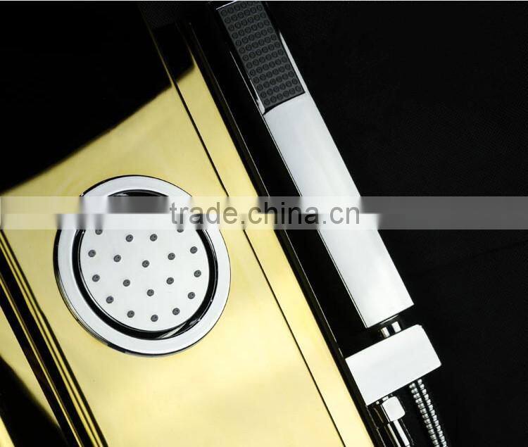 building materials golden set column shower panel Y-009