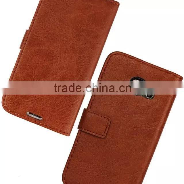 High selling retro filp leather case for samsung s6 edge