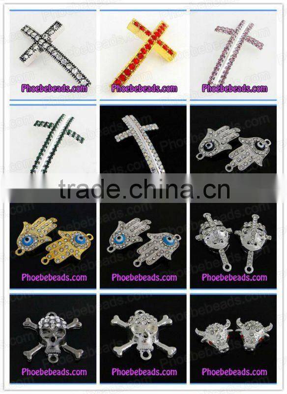 14MM Shamballa Beads Wholesale Red CZ Crystal Rhinestone Disco Ball Round DIY Making Bracelets Necklace Findings