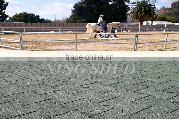 Factory price outdoor pathway rubber brick, playground bone rubber paver