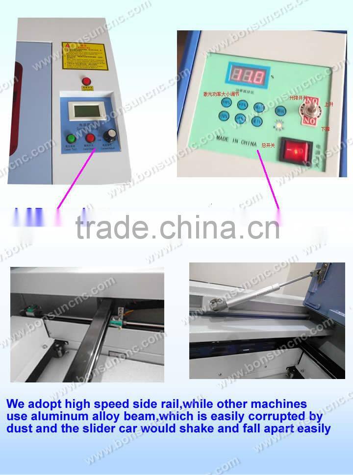 2016 hottest sale use adjustable platform mini laser engraving machine