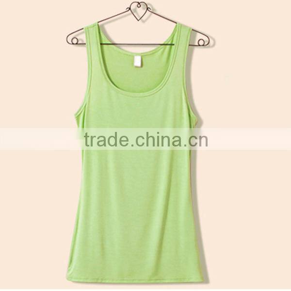 Wholesale cloth, bodybuilding tank tops for girls , custom fit 100 cotton tank top for women (lyt0300088)