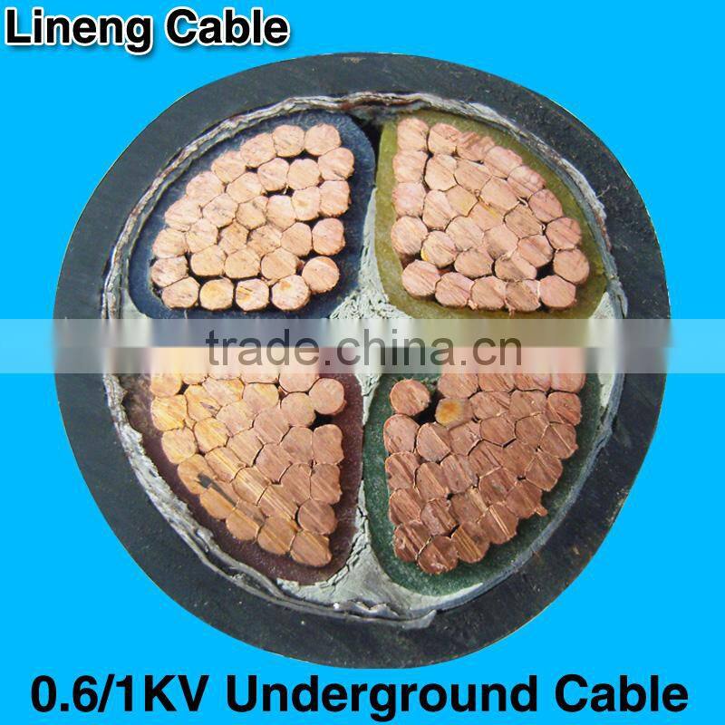 Hebei Lineng 0.6/1kv 4 core Copper Power Cable 240 SQ MM