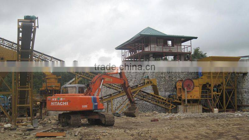 ZOONYEE automatic stationary complete stone crushing plant stone crusher