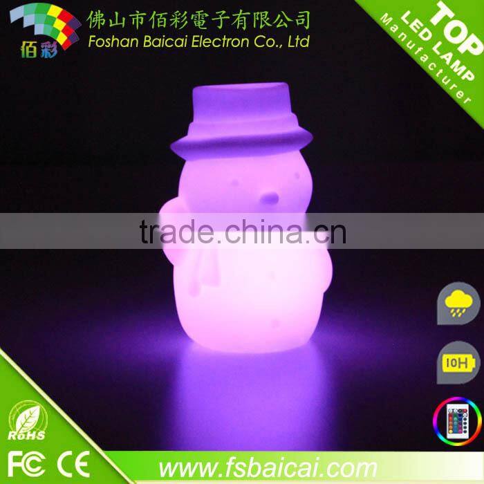 Rechargeable battery color changing cordless led table lamp BCD-548L