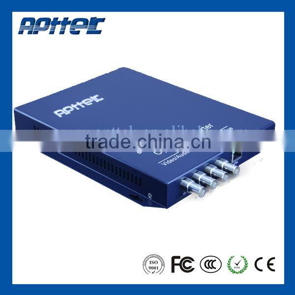Ftth 4 channel bnc to fiber video converter