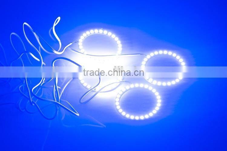 New Products 12v rgb with remote car led light angel eye colors led ccfl halo rings color changing headlight angel eyes kit