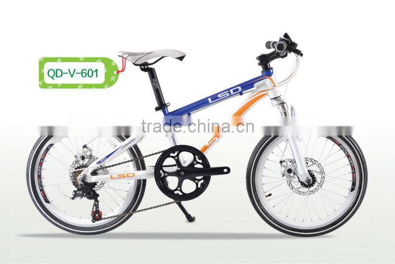 Lionhero Black Aluminum Mountain Children Bicycles V-601