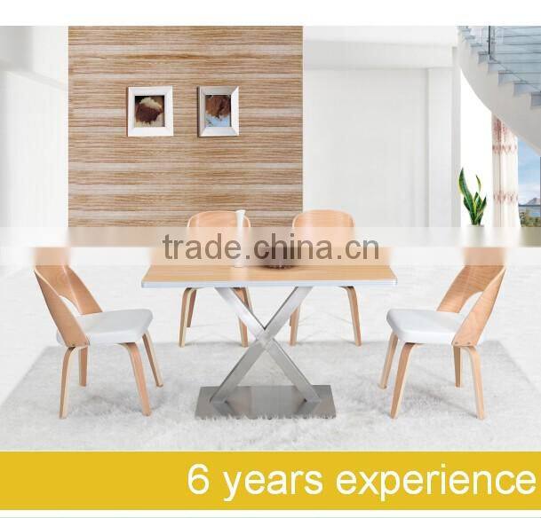 solid side restaurant fast food furniture wooden dining chair and table