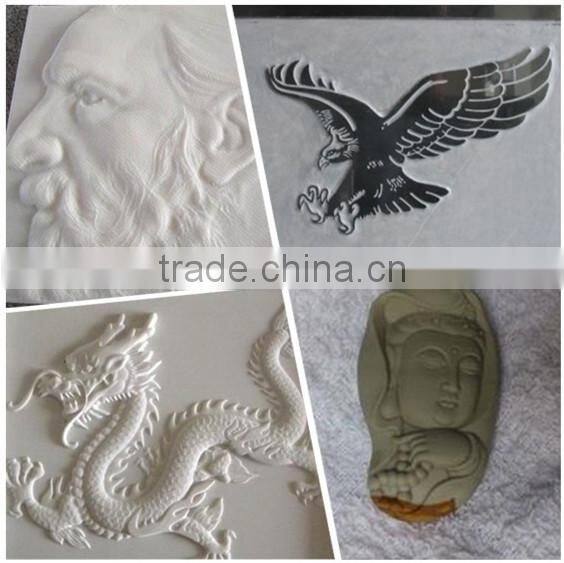 Wood and stone 3d carving cnc router for sign making