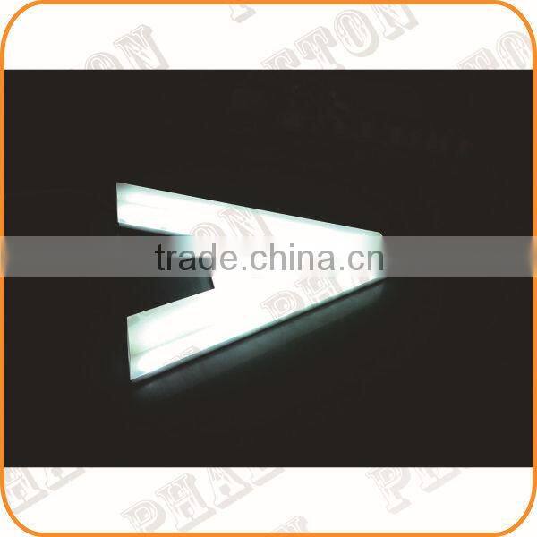 Best sale baking finish facelit led sign board,led glow sign boards