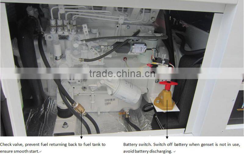 12KW/15KVA three phase silent diesel generator